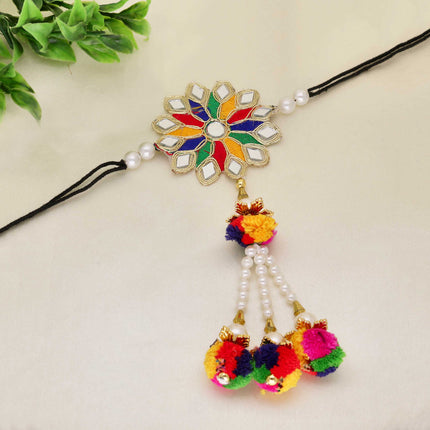 Multi-Colored Floral Bajuband - ESKU30251176