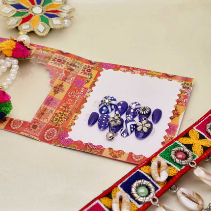 Navratri Special Press On Nails - ESKU30251179