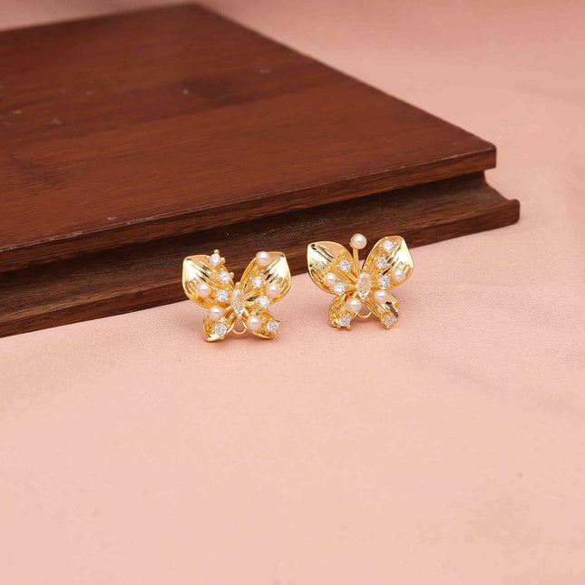 Butterfly Stud Earrings - ESKU30251200