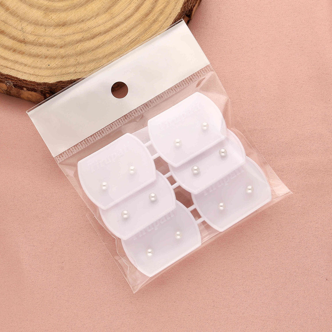 Pack 6 Mine Pearl Stud Earrings - ESKU30251209
