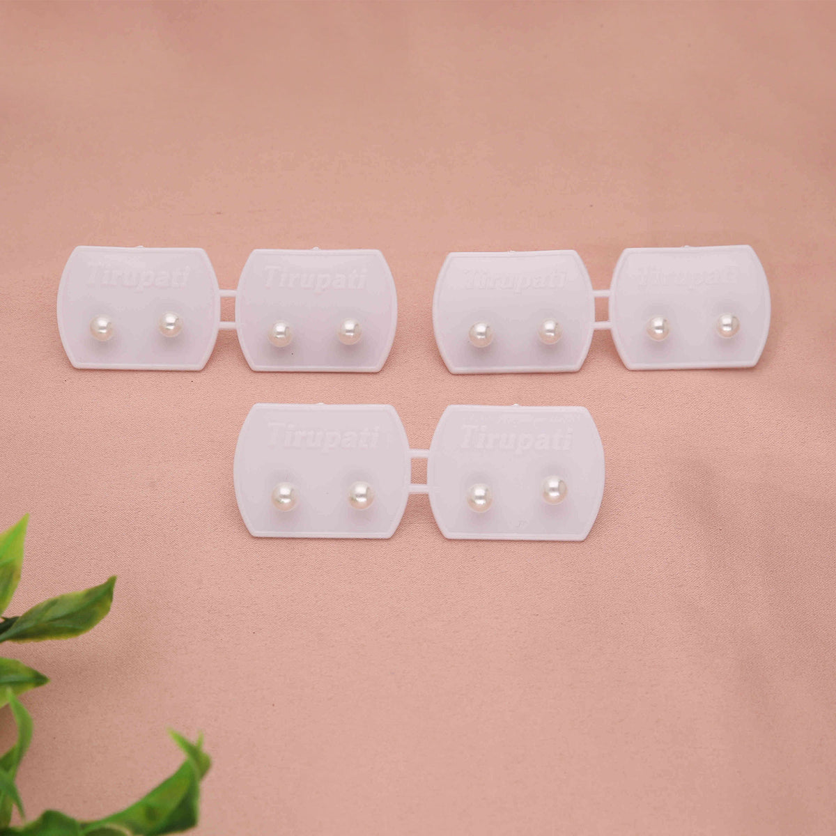 Pack 6 Medium Size Pearl Stud Earrings - ESKU30251210