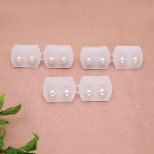 Pack 6 Pearl,Western Stude Earrings - ESKU30251212