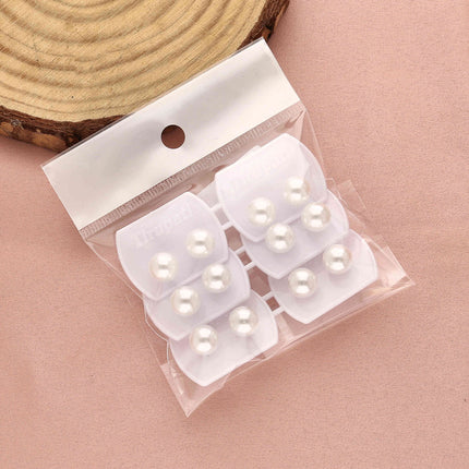 Pack 6 Pearl,Western Stude Earrings - ESKU30251212