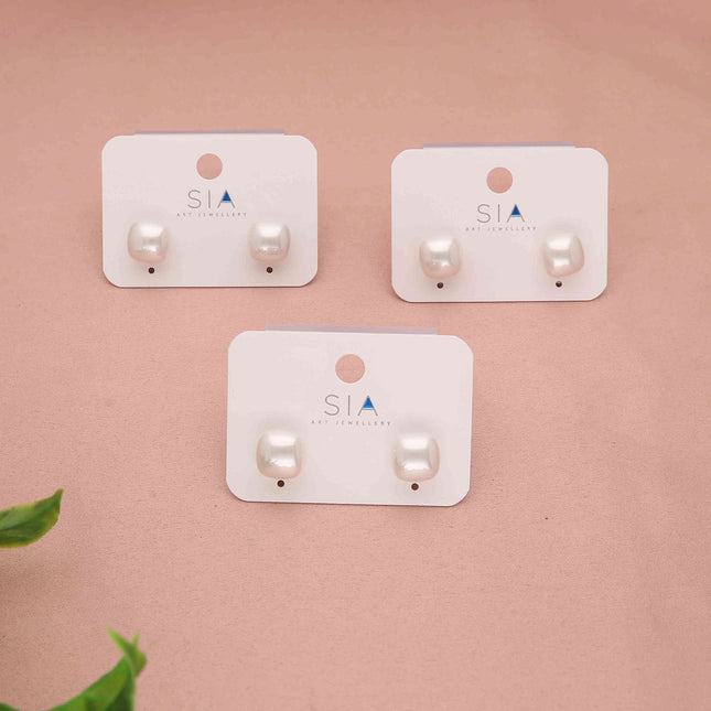 Pack 6 Pearl Freshwater Pearl Stude Earrings - ESKU30251213
