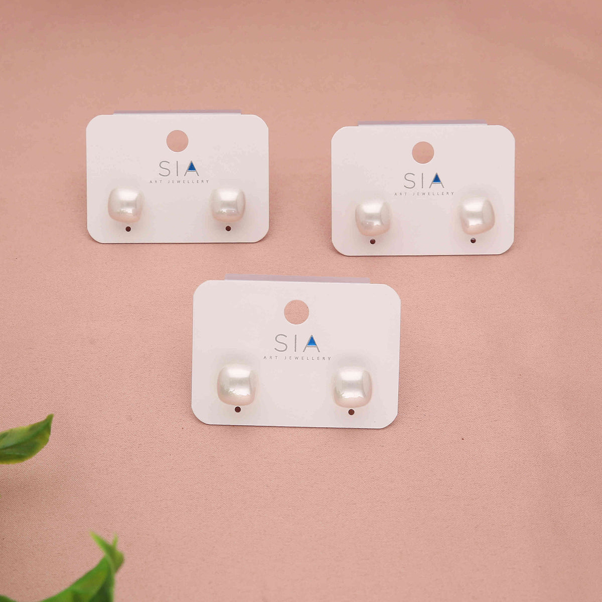 Pack 6 Pearl Freshwater Pearl Stude Earrings - ESKU30251213
