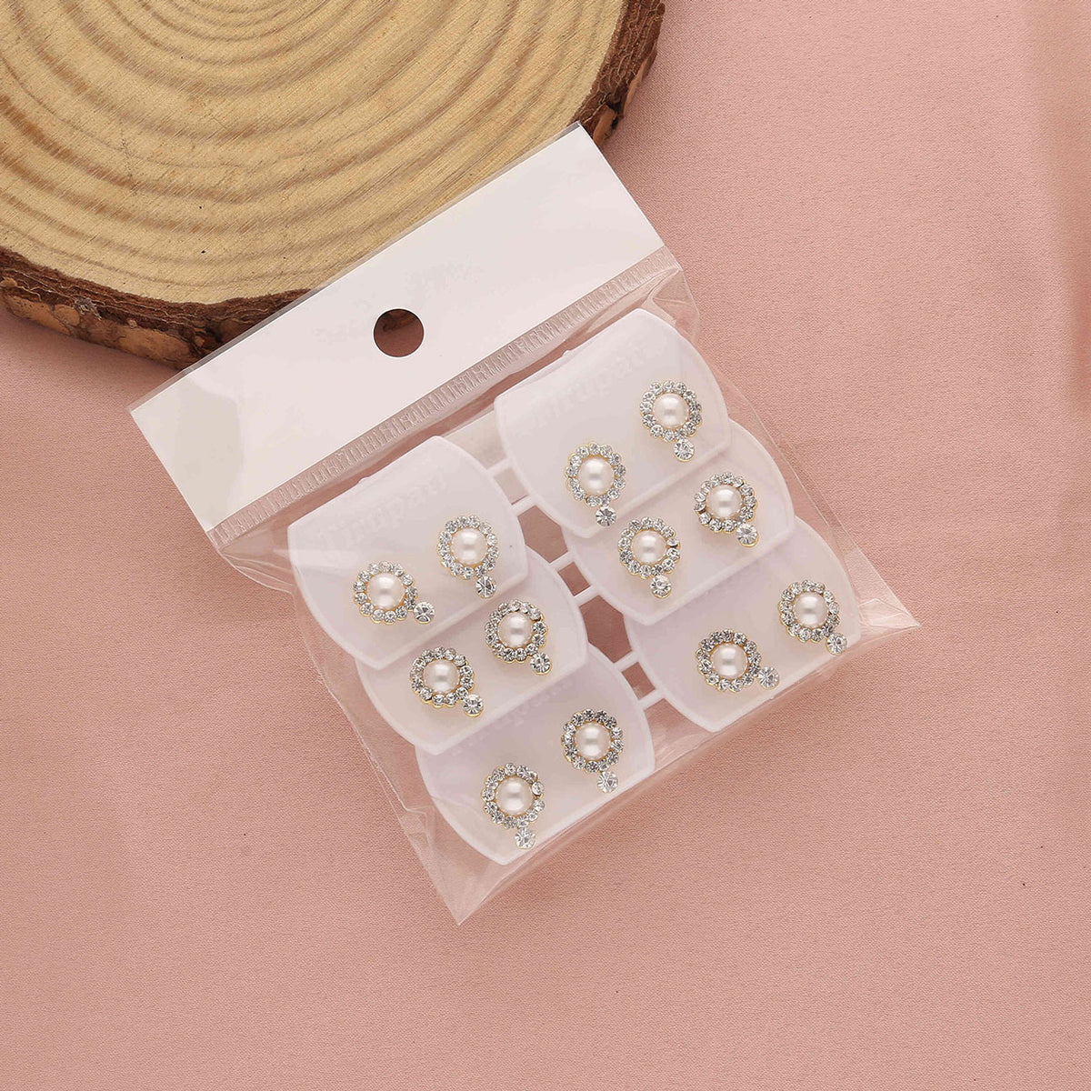 Pack 3 AD, Pearl Stude Earrings - ESKU30251216