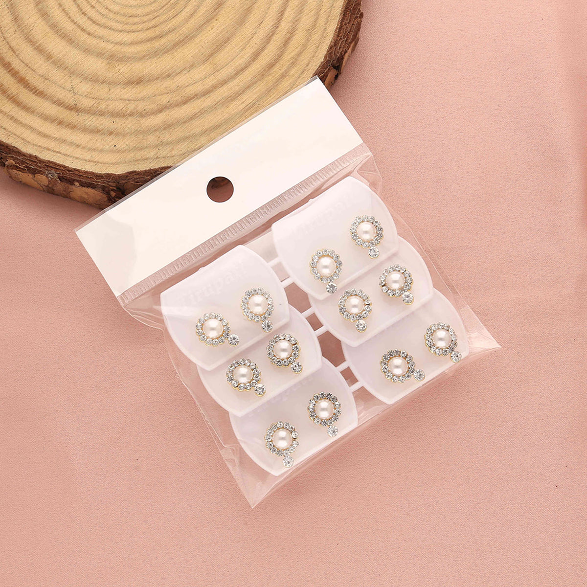 Pack 3 AD, Pearl Stude Earrings - ESKU30251216